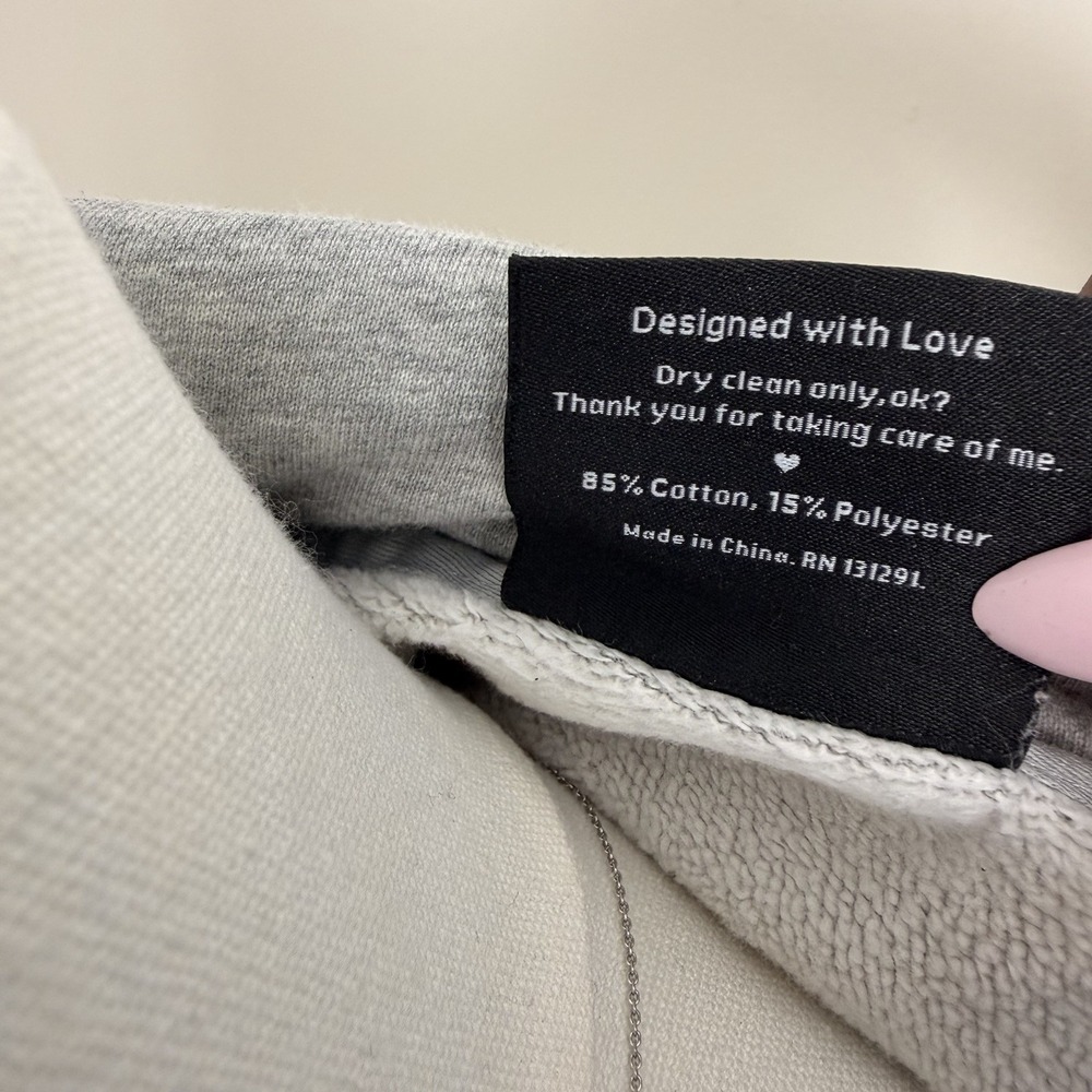 Popflex Cloud Women's Pullover Hoodie Gray Size XXS/XS Extra Exquisite - Picture 7 of 8